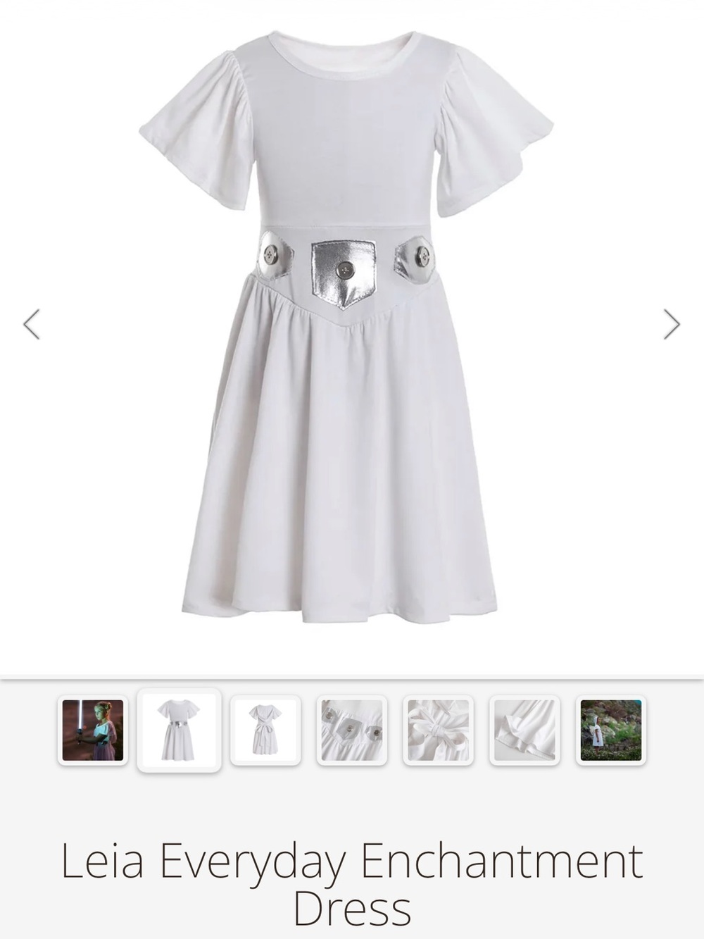 Leia Everyday Enchantment Dress - White by Leia